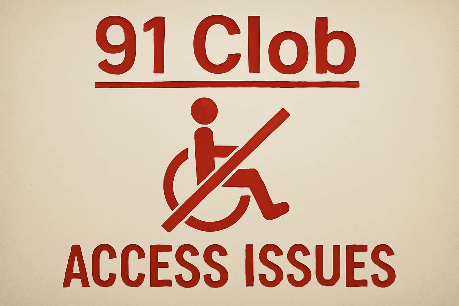 Information graphic about 91 Clob Access Issues