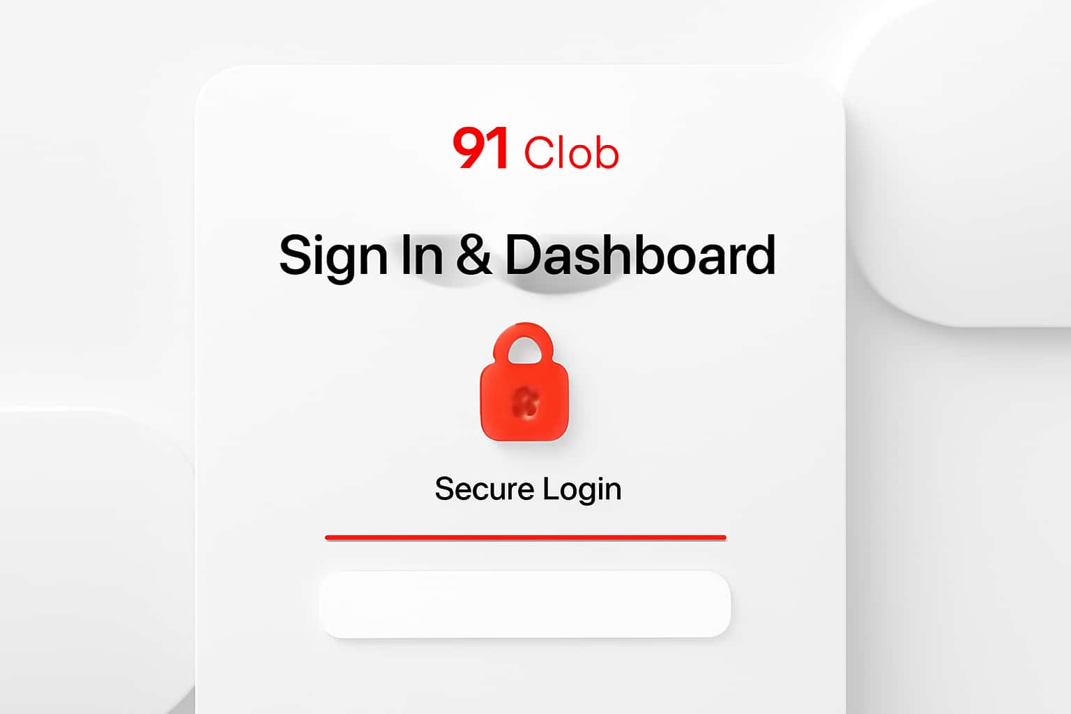 91 Clob Sign In & Dashboard Interface