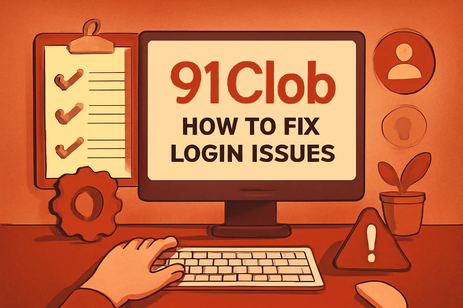 Visual representation of troubleshooting 91 Clob login issues