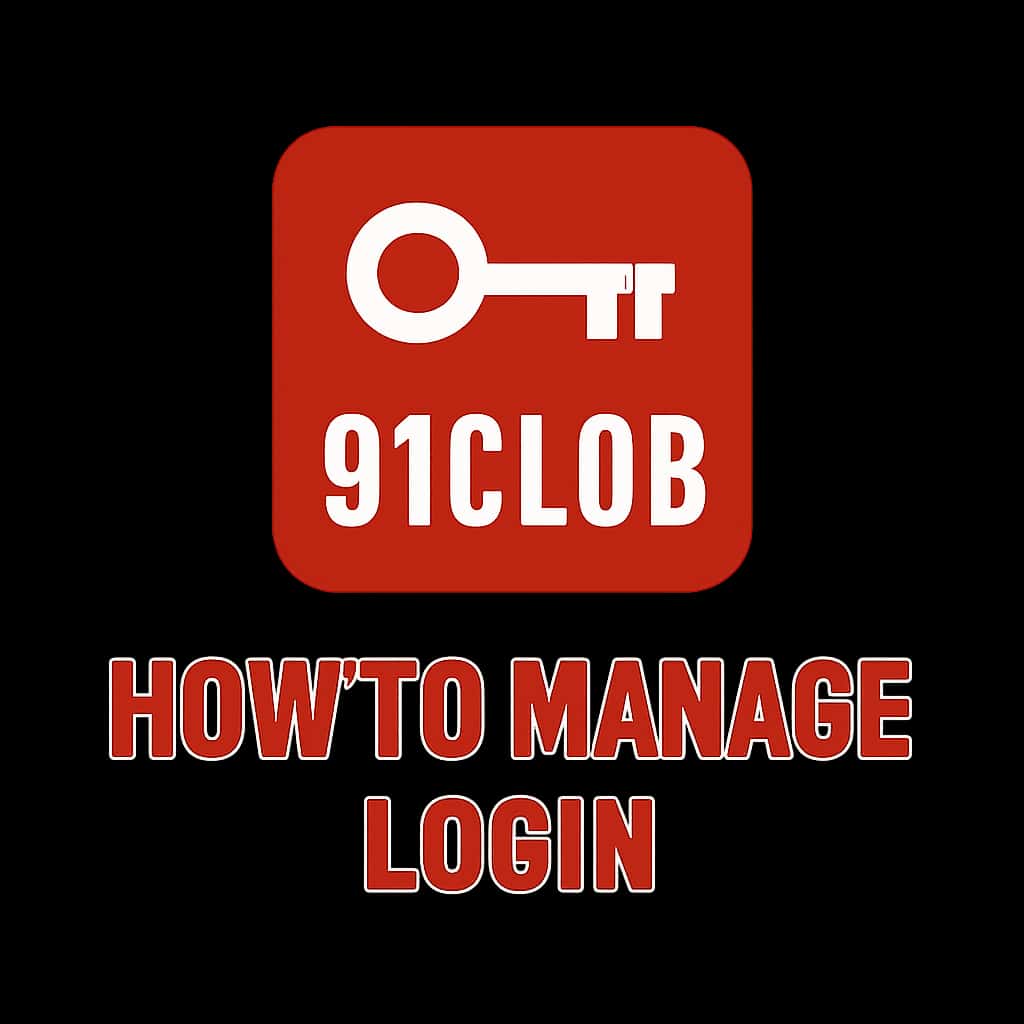 An icon representing 91 Clob login assistance.