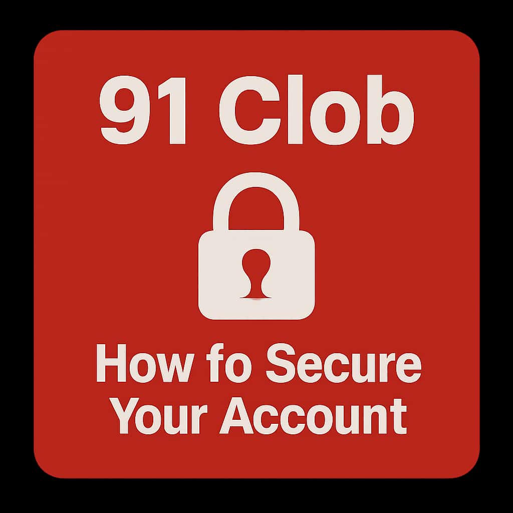 Badge representing security measures for 91 Clob account.