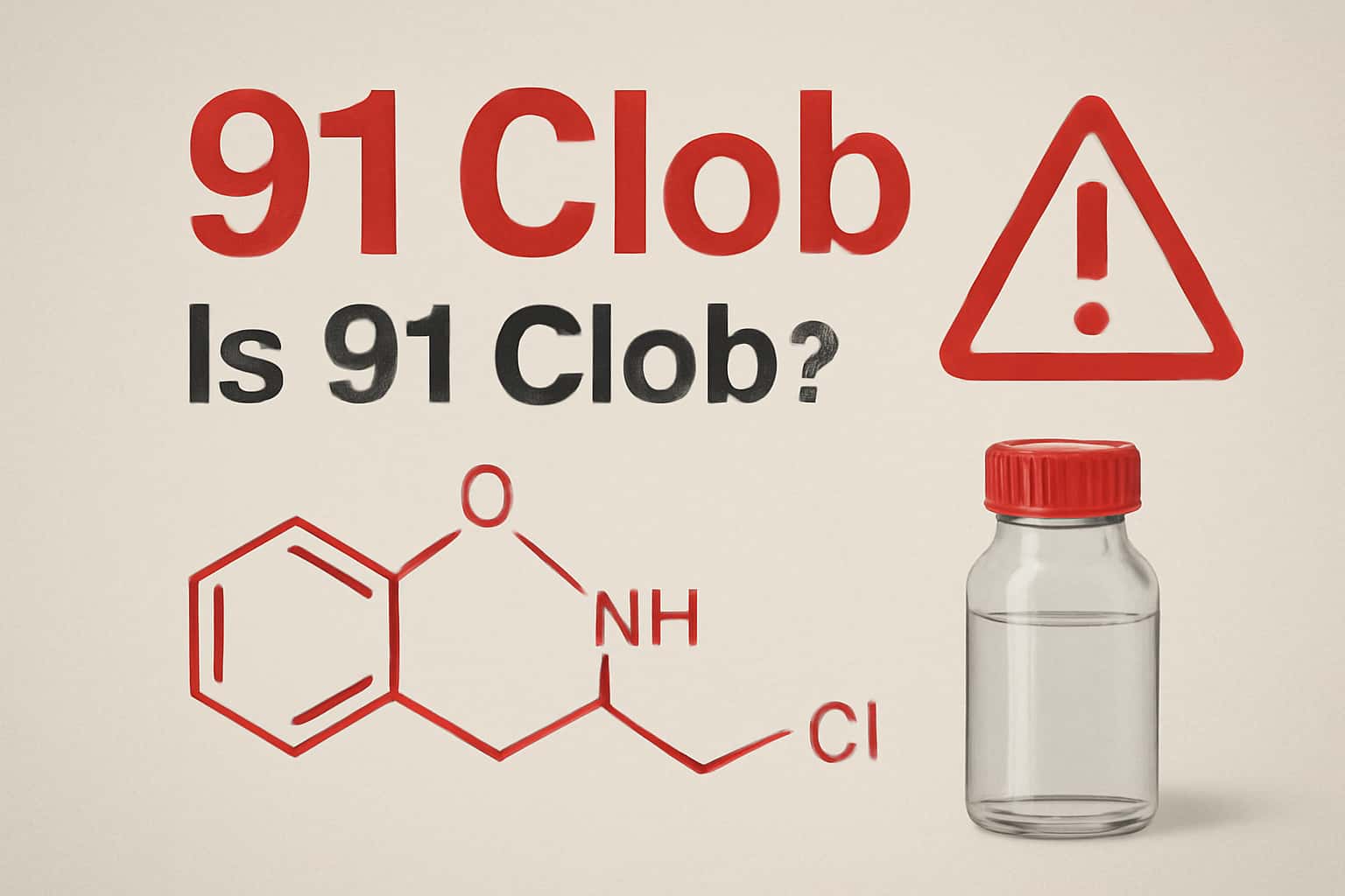 An informational graphic about the safety features of 91 Clob.