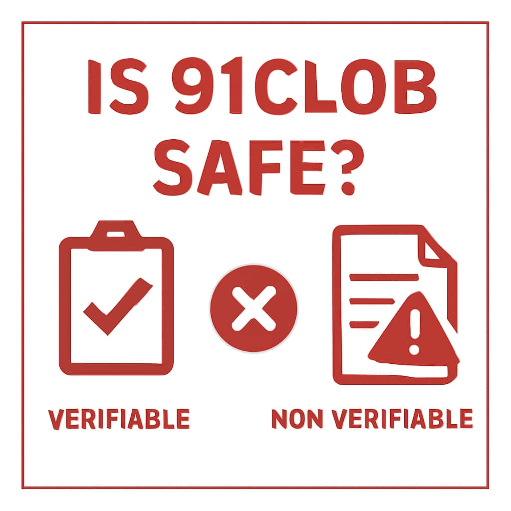 An educational diagram illustrating the safety features of 91 Clob.