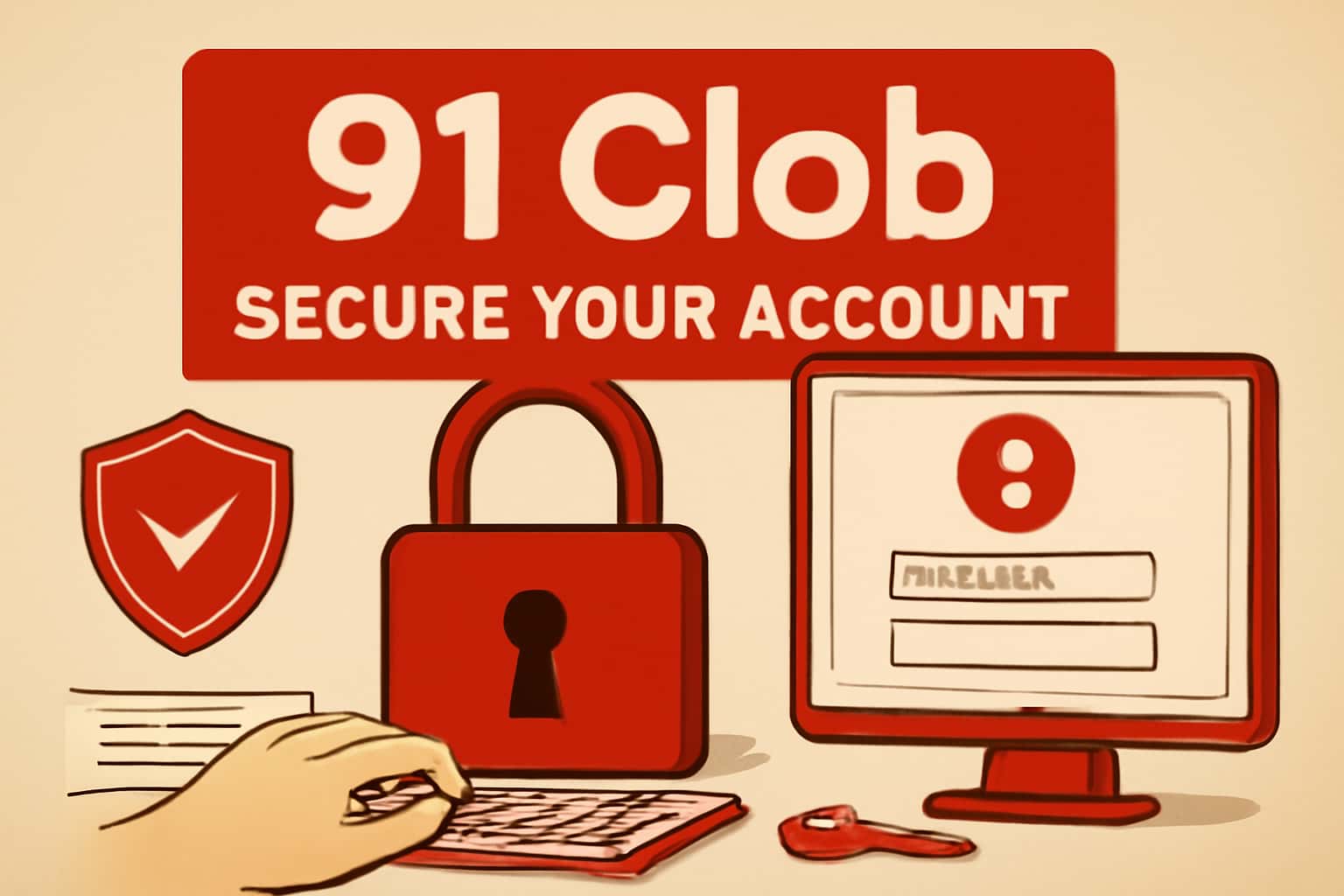 An informative visual about securing a 91 Clob account.