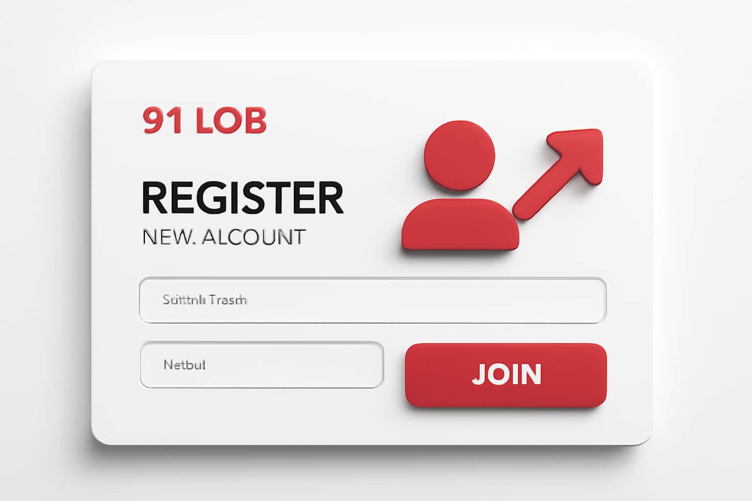 91 Clob Register - New Account Interface